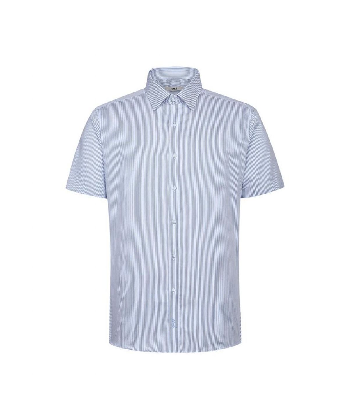 닥스셔츠(DAKS SHIRTS) 이지케어 면혼방 스트라이프 반팔셔츠 레귤러핏_DLS1SHDS126B1