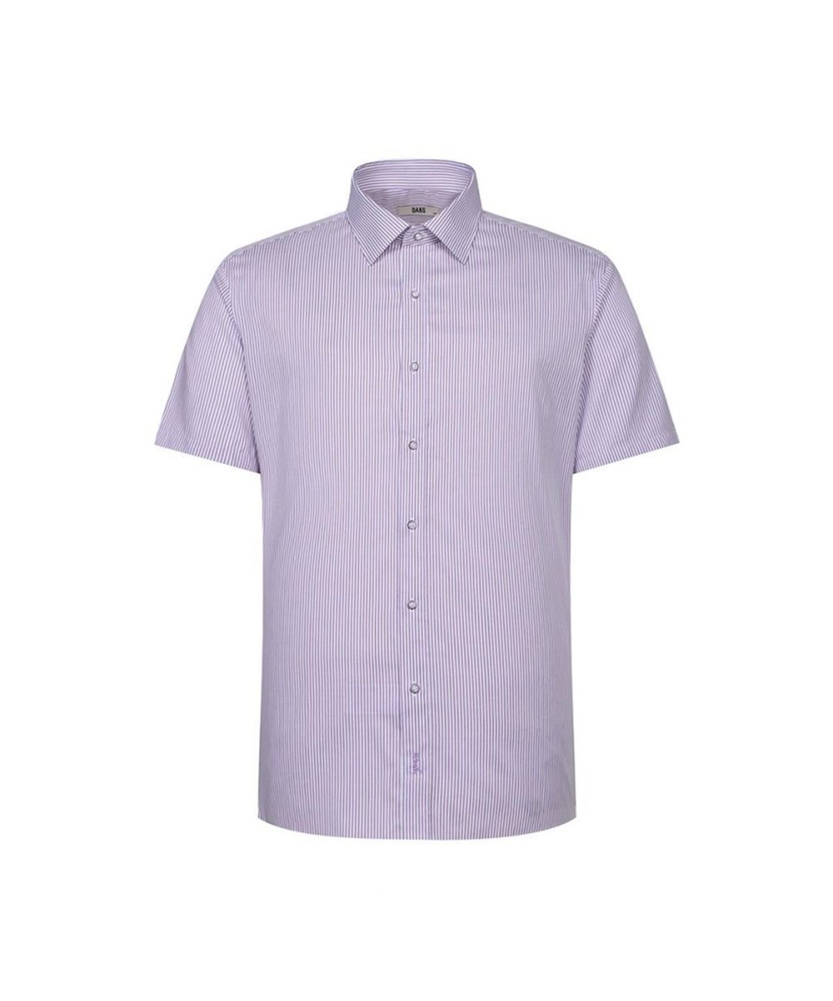 닥스셔츠(DAKS SHIRTS) 이지케어 면혼방 스트라이프 반팔셔츠 레귤러핏_DLS1SHDS126V1