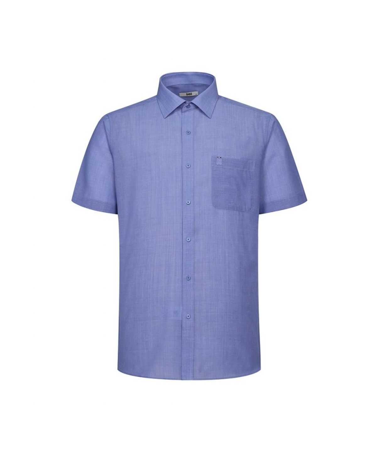 닥스셔츠(DAKS SHIRTS) 노케어 울혼방 솔리드 반팔 드레스셔츠 레귤러핏_DLS1SHDS104B1