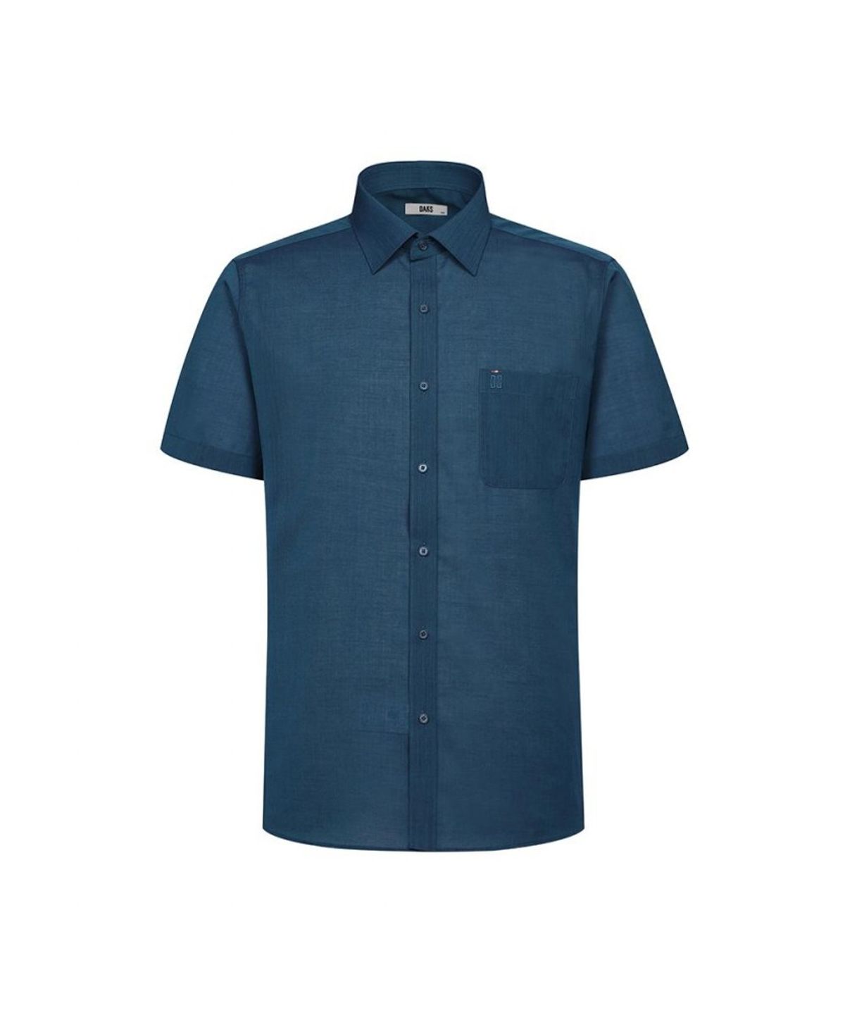 닥스셔츠(DAKS SHIRTS) 노케어 울혼방 솔리드 반팔 드레스셔츠 레귤러핏_DLS1SHDS104E1