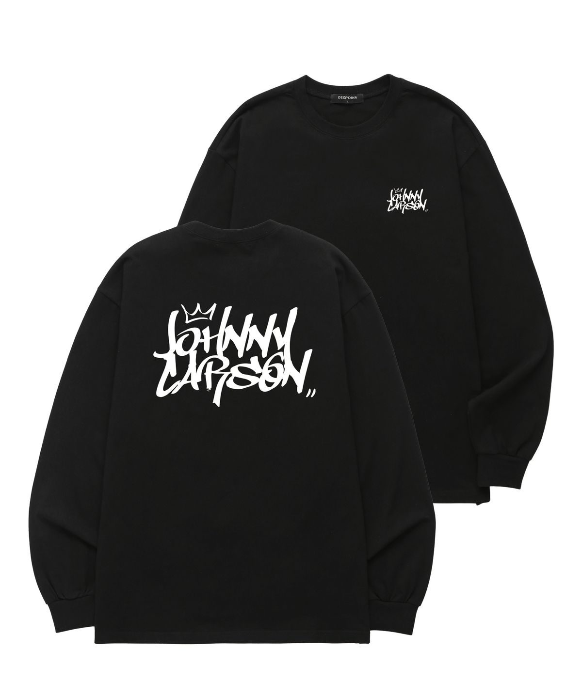 자니카슨(JOHNNY CARSON) Classic Graffiti Logo 롱슬리브 (JCLS102) 블랙