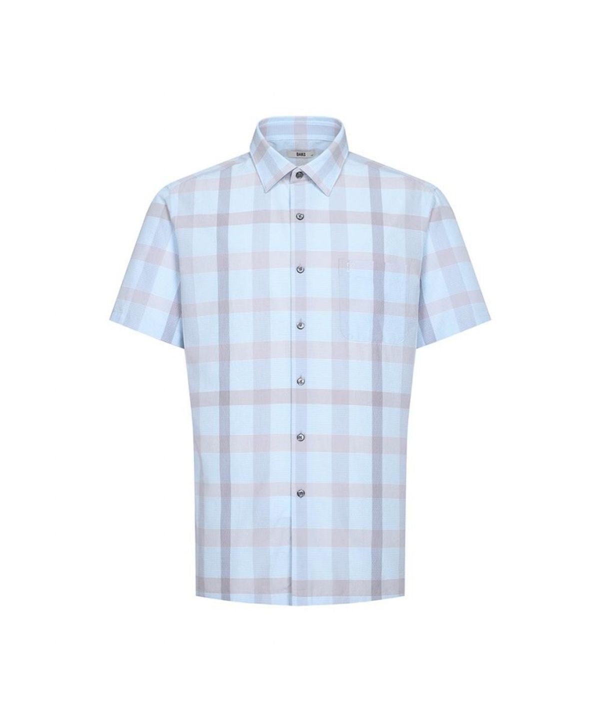 닥스셔츠(DAKS SHIRTS) 이지케어 레이온혼방 닥스체크 캐주얼 반팔셔츠 레귤러핏_DLS1SHCS143M1