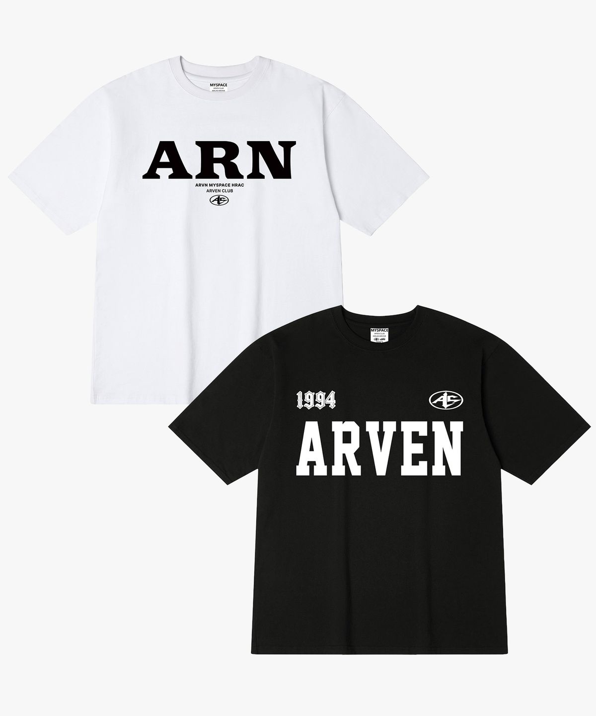 아르벤클럽(ARVEN CLUB) [2PACK] ARN 1994 반팔티셔츠 2종 패키지