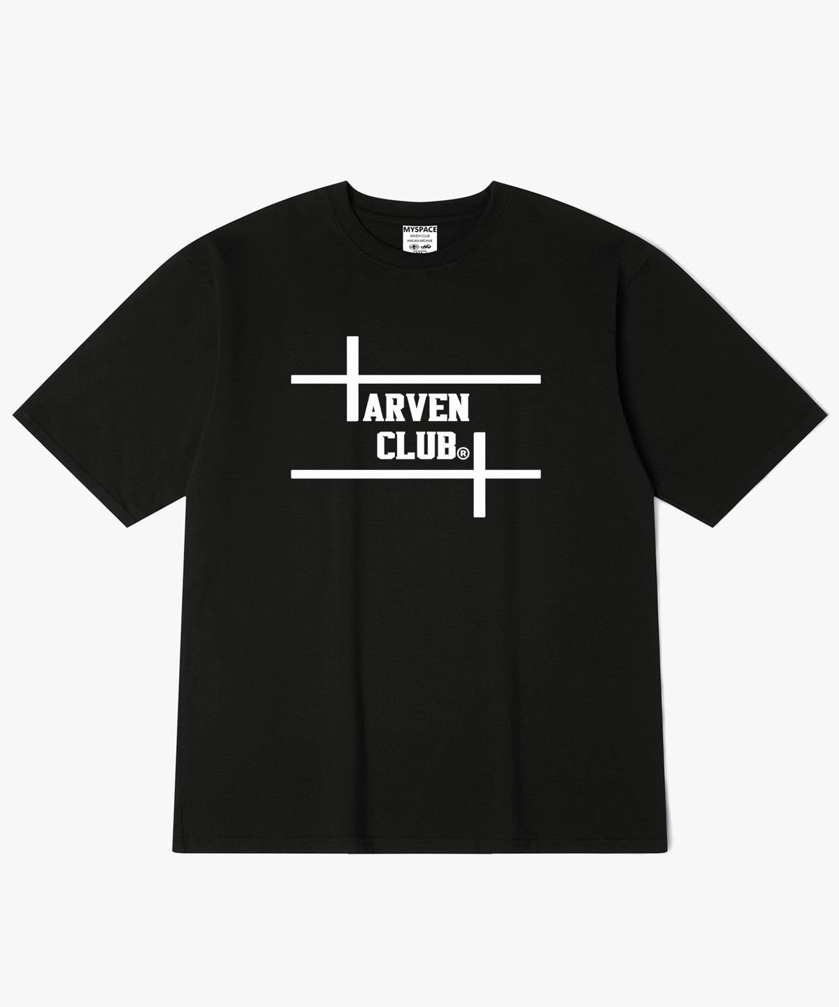 아르벤클럽(ARVEN CLUB) CROOKED CROSS 반팔티셔츠
