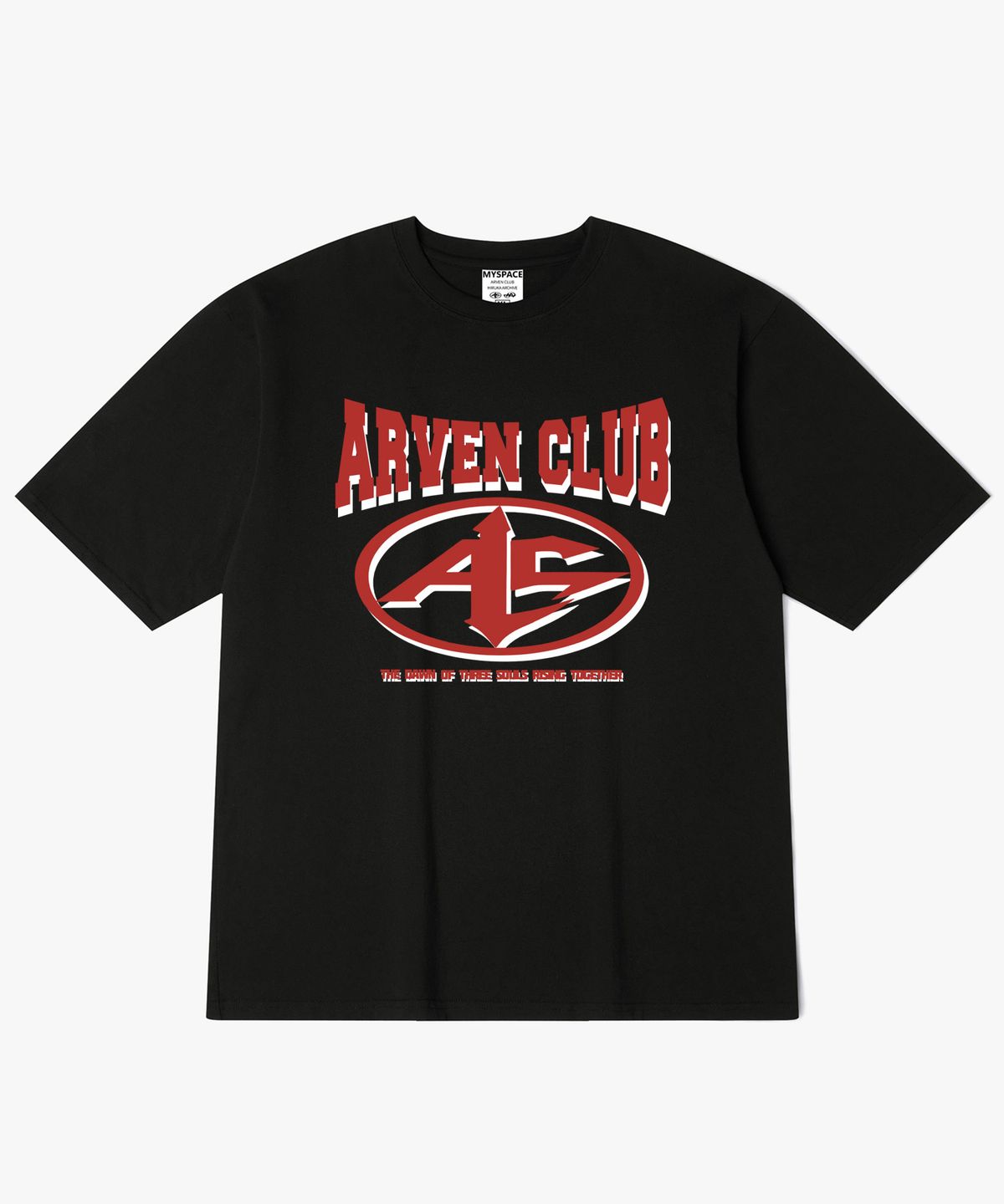 아르벤클럽(ARVEN CLUB) 라이징 쉐도우 심볼 반팔티셔츠