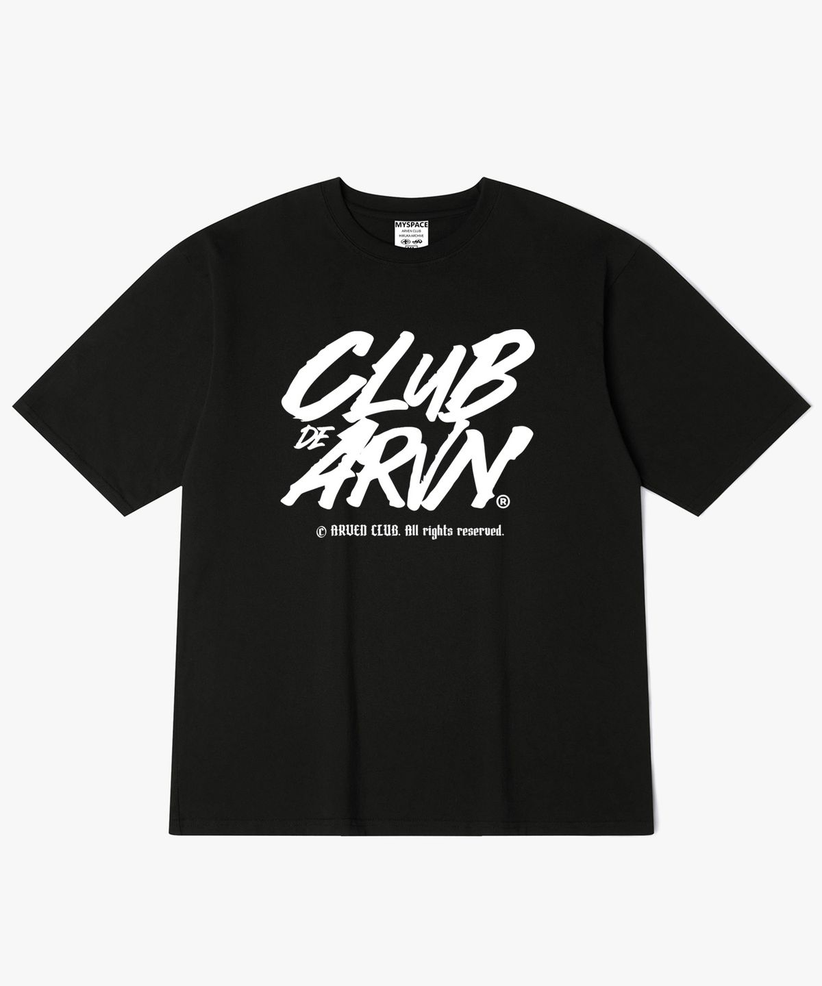 아르벤클럽(ARVEN CLUB) CLUB DE ARVEN 로고 반팔티셔츠