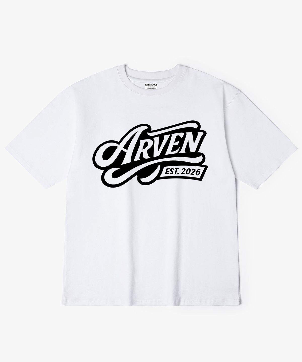 아르벤클럽(ARVEN CLUB) 에스티 클래식 로고 반팔티셔츠