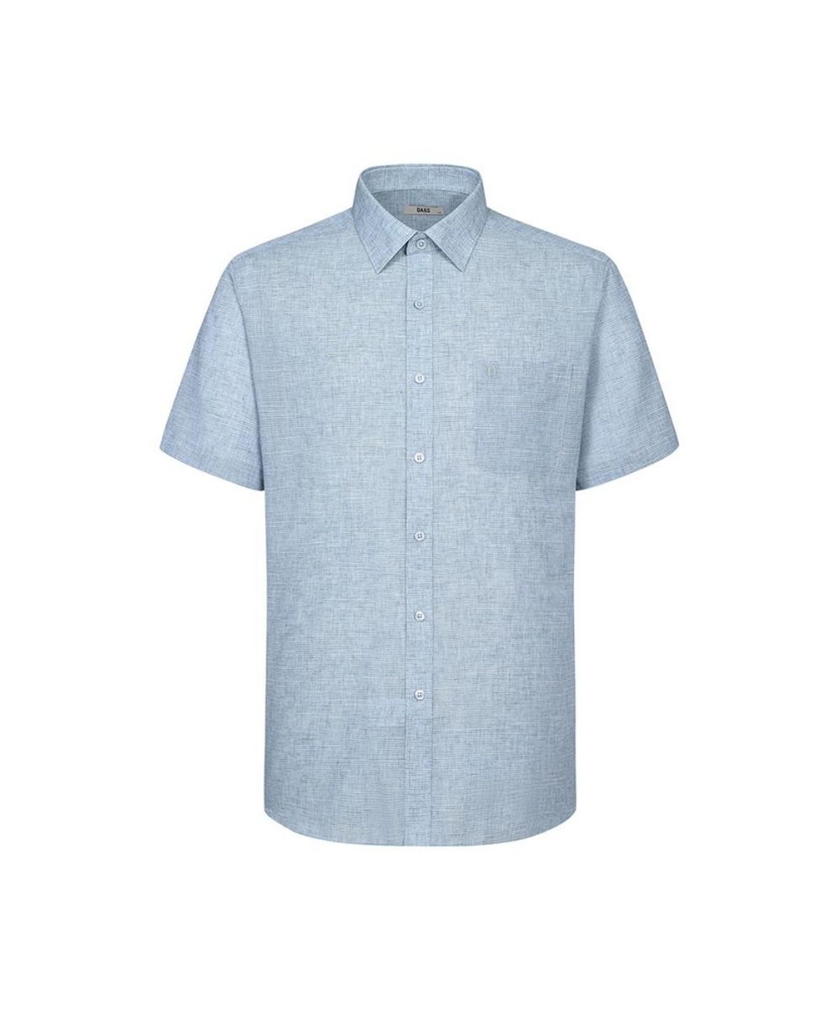 닥스셔츠(DAKS SHIRTS) 린넨혼방 솔리드패턴 반팔셔츠_DLS3SHDS122E1