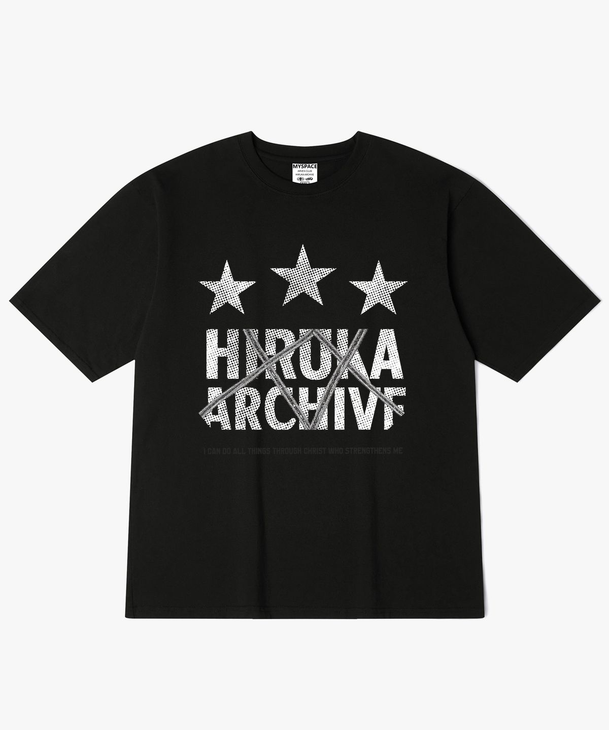 히루카 아카이브(HIRUKA ARCHIVE) 크리스트 닷 반팔티셔츠