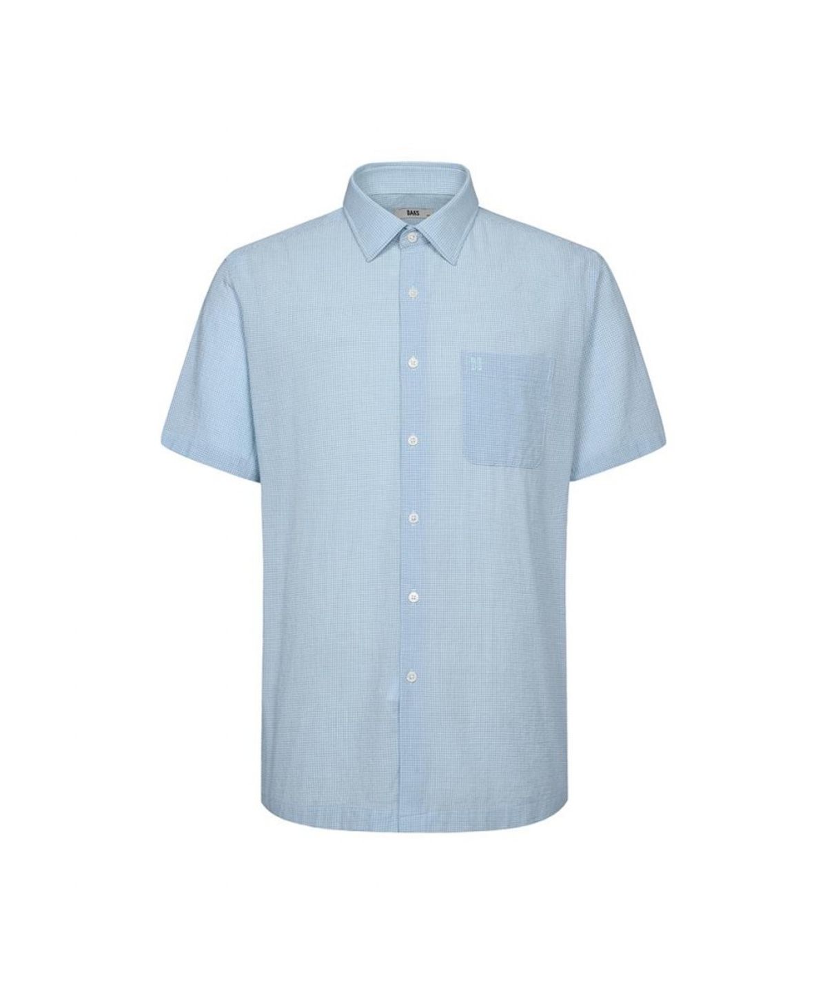 닥스셔츠(DAKS SHIRTS) 코튼100 마이크로체크 반팔셔츠_DLS3SHCS111E1