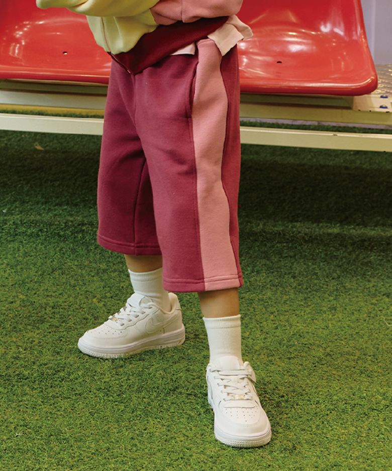 Color Cube Sweatpants (Pink/Candy Pink)
