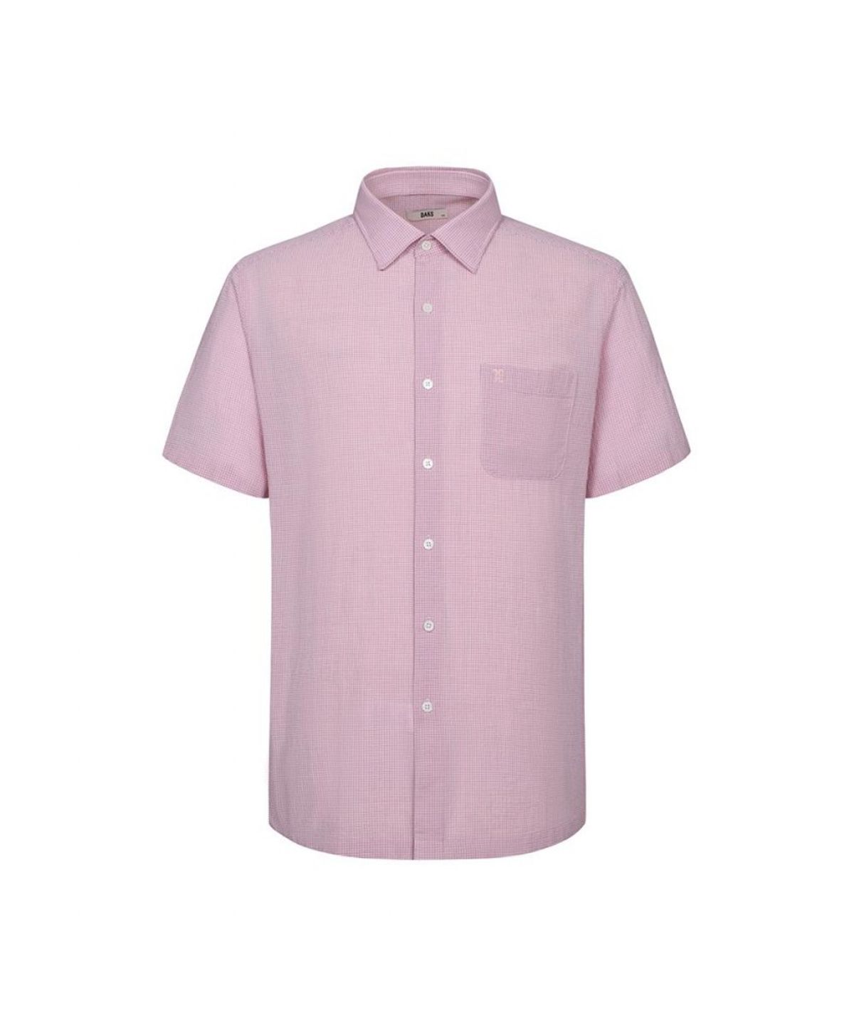닥스셔츠(DAKS SHIRTS) 코튼100 마이크로체크 반팔셔츠_DLS3SHCS111P1