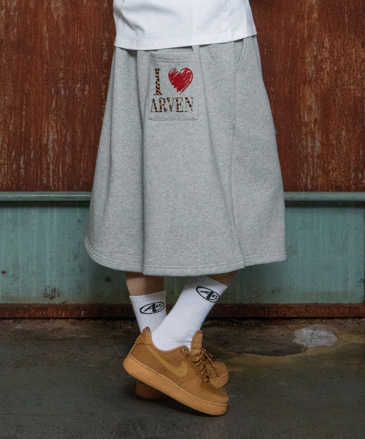 아르벤클럽(ARVEN CLUB) 아이 러브 아르벤 호피 버뮤다 팬츠