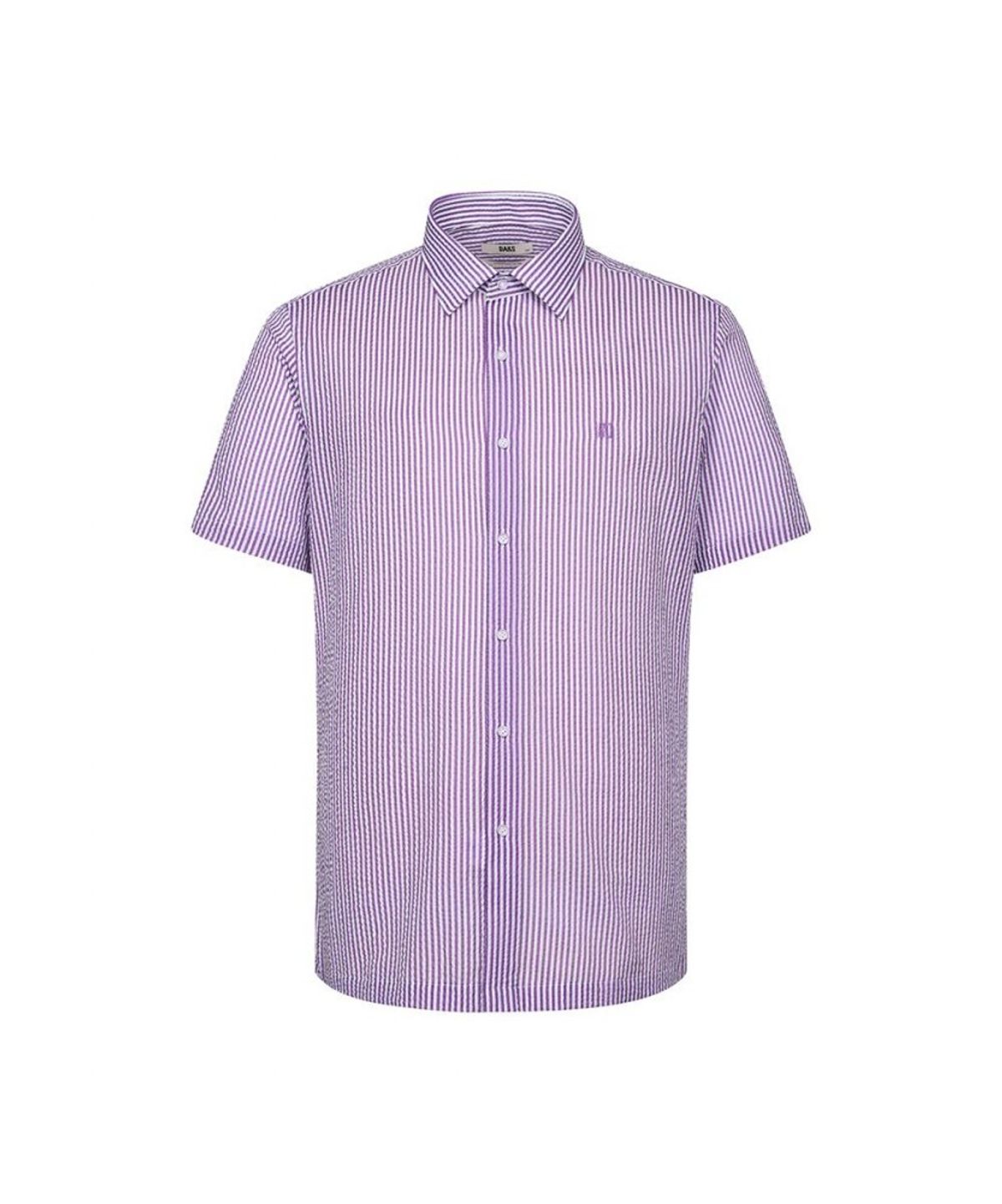 닥스셔츠(DAKS SHIRTS) 코튼100 스트라이프 반팔 컴포트슬림핏 셔츠_DLS1SHDS252V1