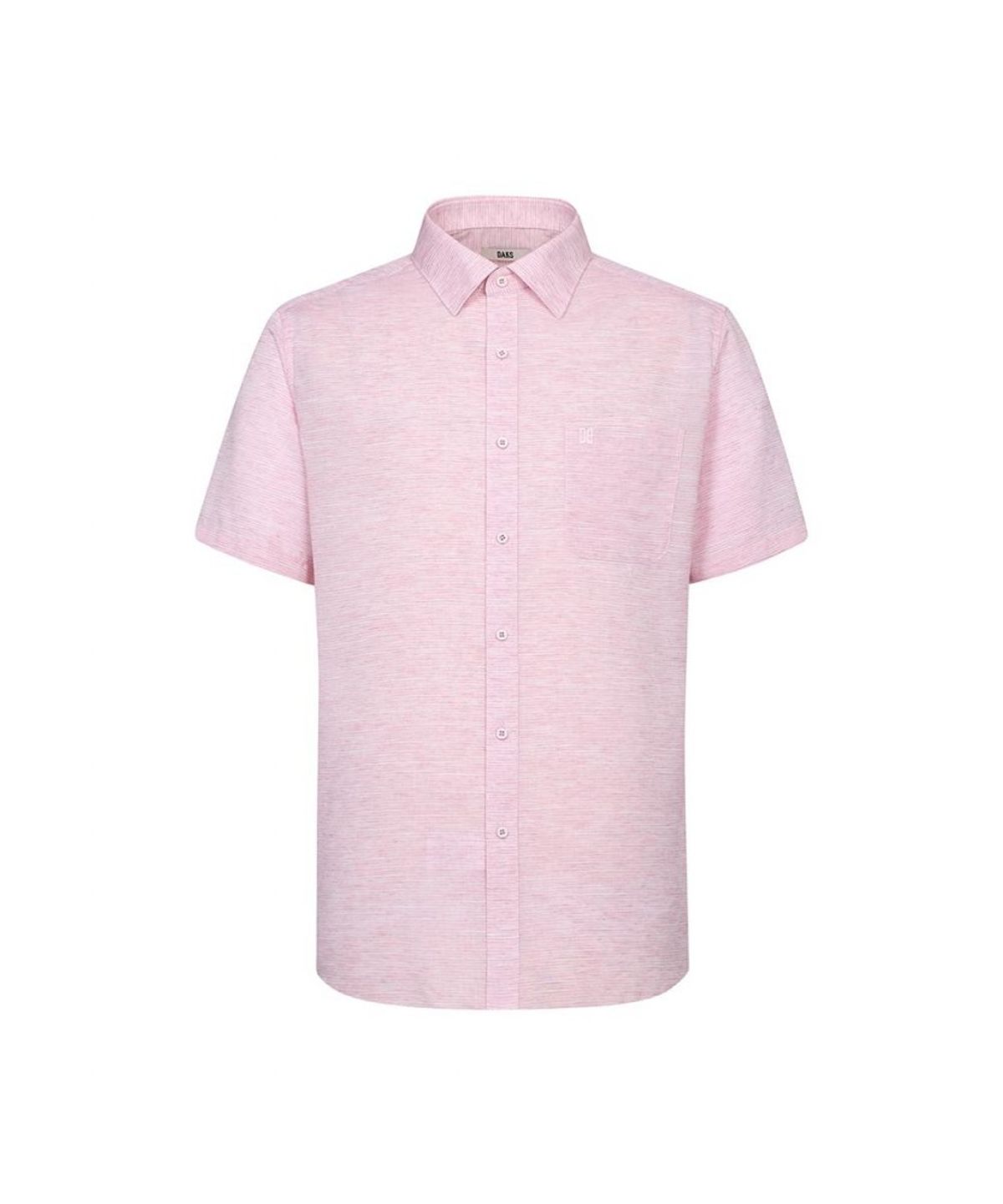 닥스셔츠(DAKS SHIRTS) 린넨혼방 솔리드패턴 반팔셔츠_DLS3SHDS121R1