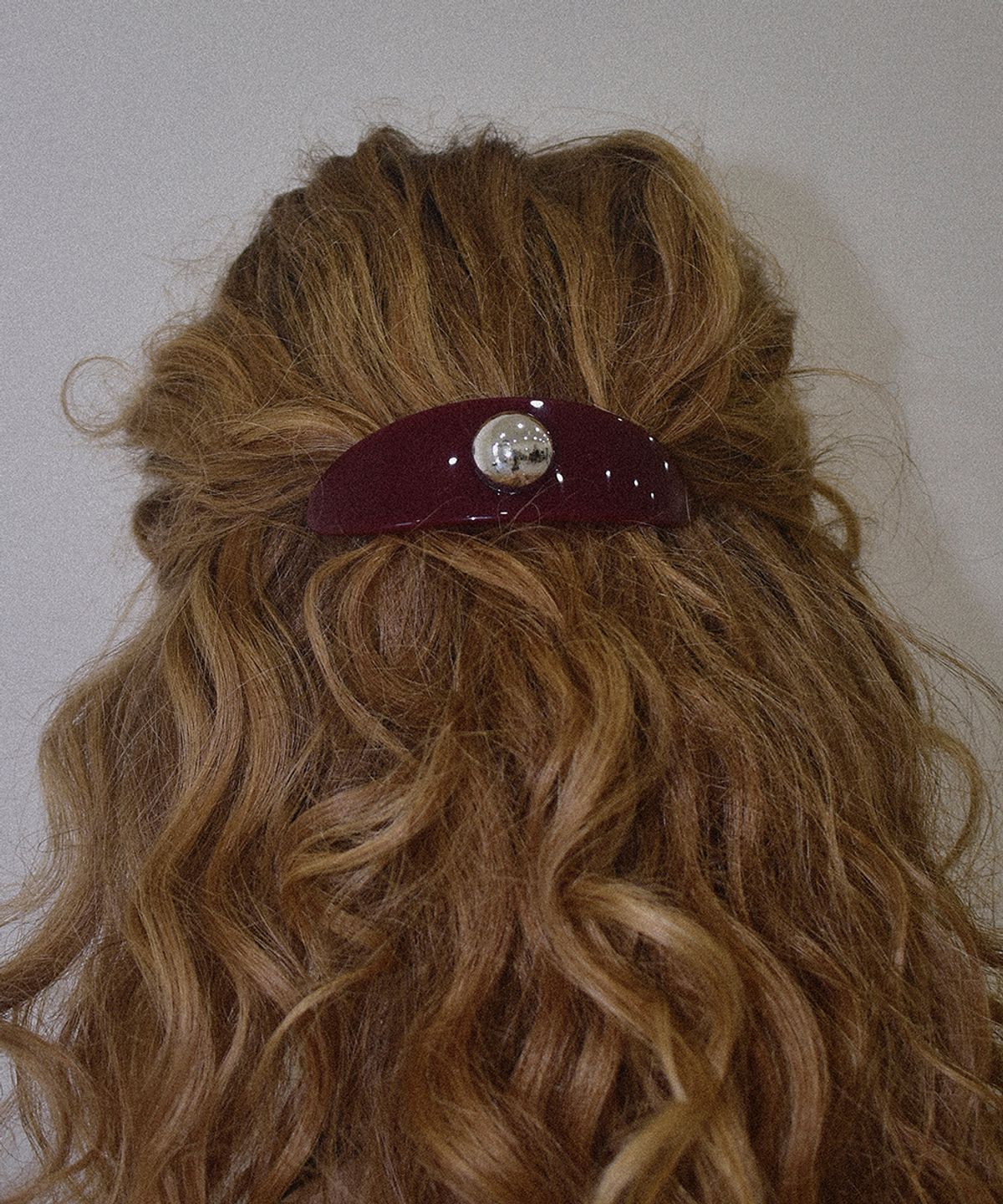유지떼(USITE) HALF MOON barrette, WINE 바렛 헤어핀
