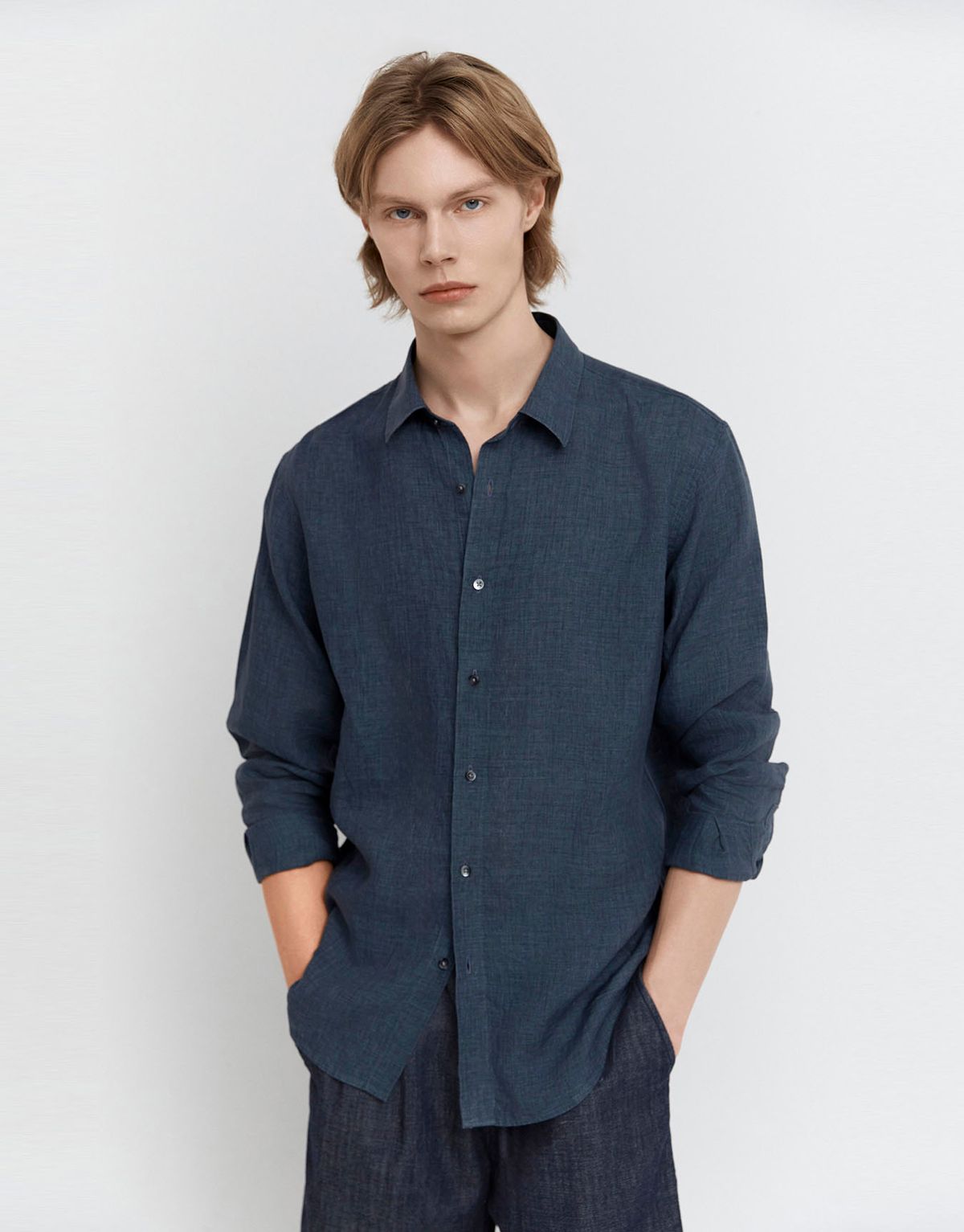컨셉원(CONCEPTS1ONE) 프리미엄 린넨 100 셔츠 10046525/046525 [3color]