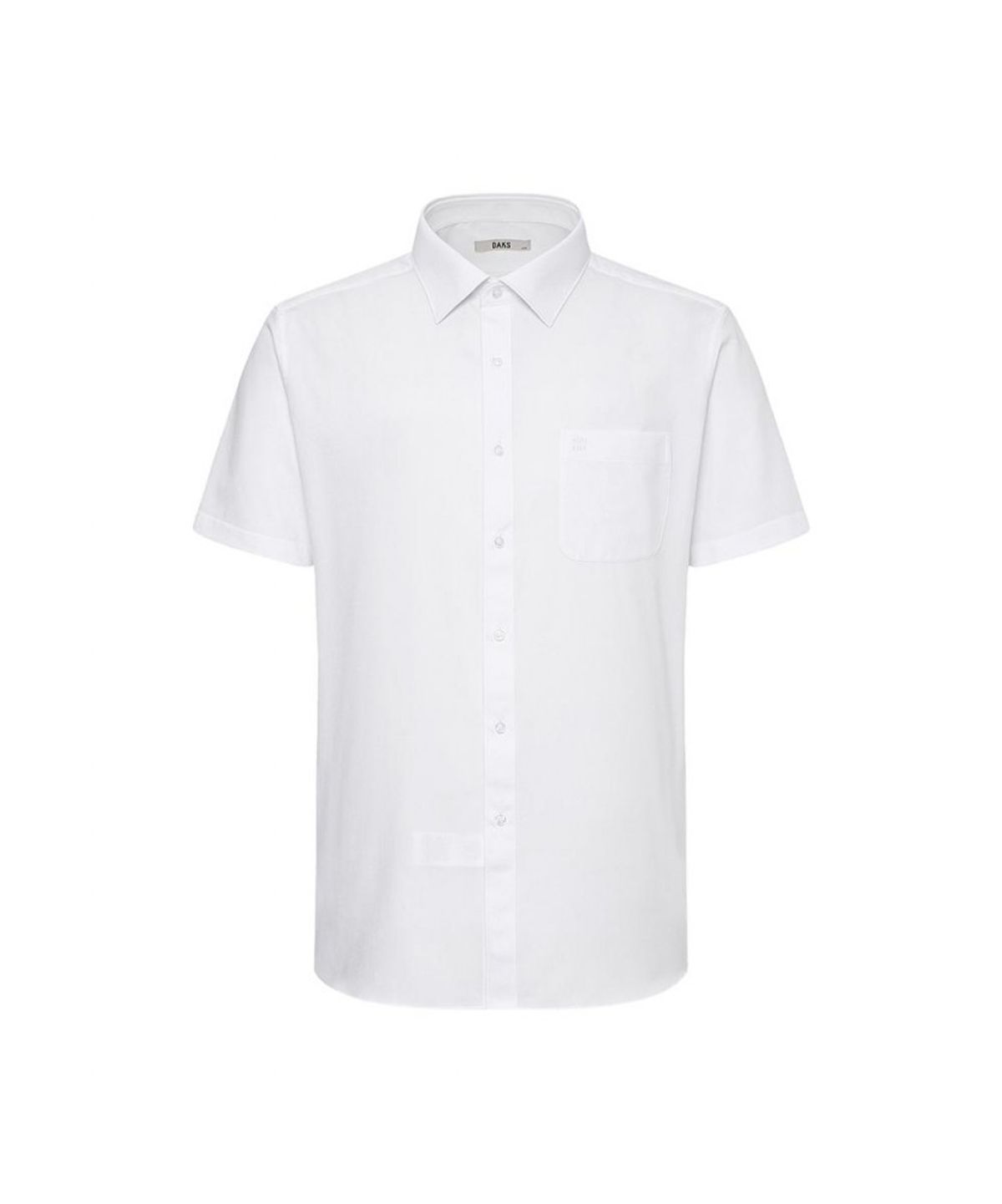 닥스셔츠(DAKS SHIRTS) 면혼방 스트레치 솔리드 드레스 반팔셔츠 레귤러핏_DLS2SHDS402A1