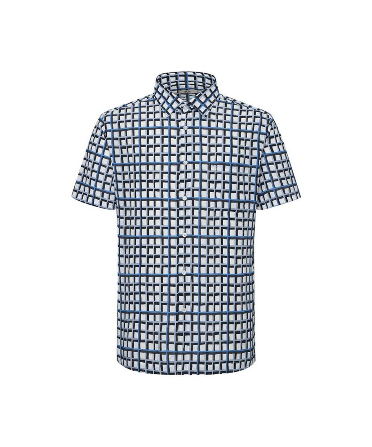 닥스셔츠(DAKS SHIRTS) 케어 풍기인견 체크 캐주얼 셔츠_DMS1SHCS145B1