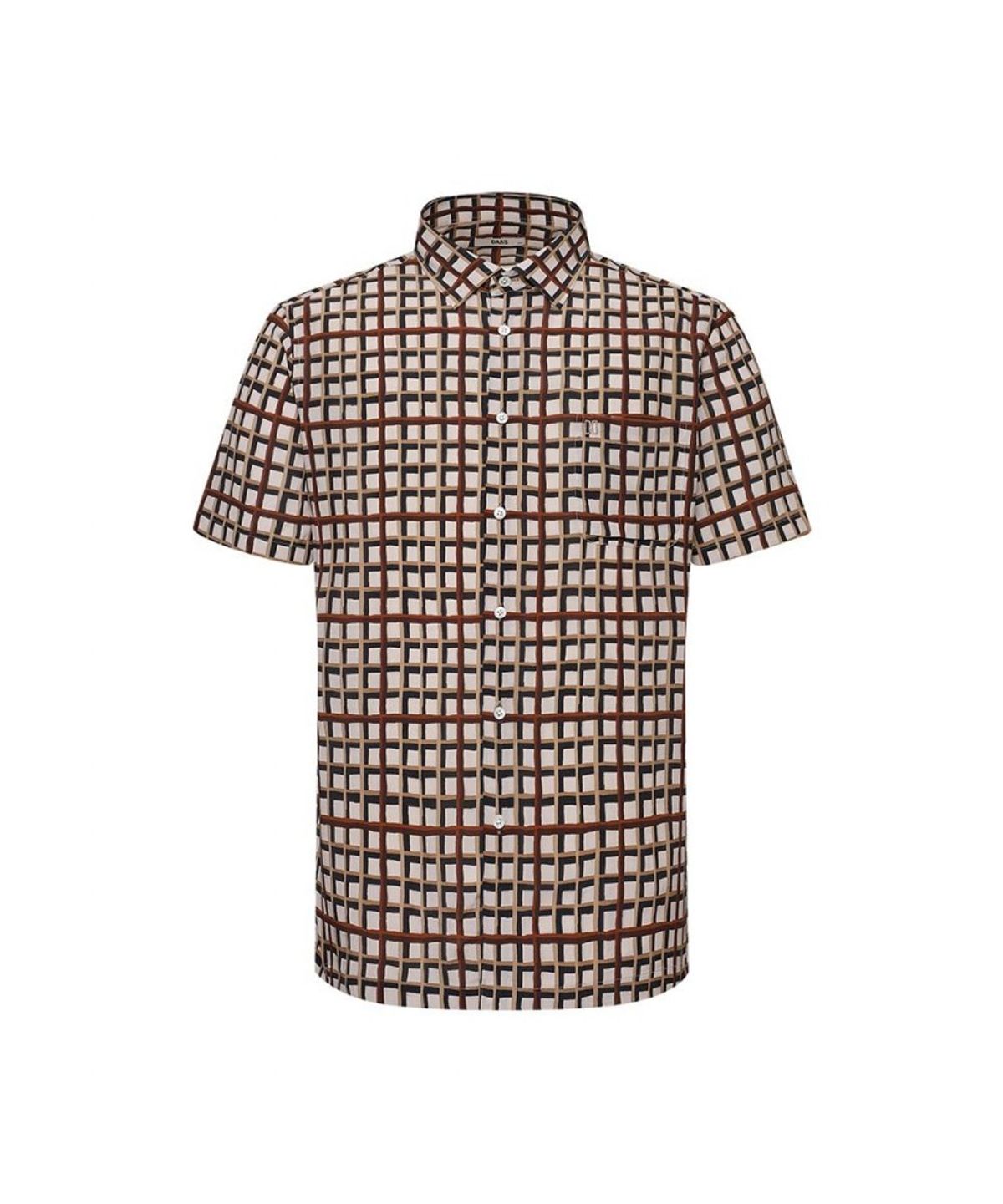 닥스셔츠(DAKS SHIRTS) 케어 풍기인견 체크 캐주얼 셔츠_DMS1SHCS145I1