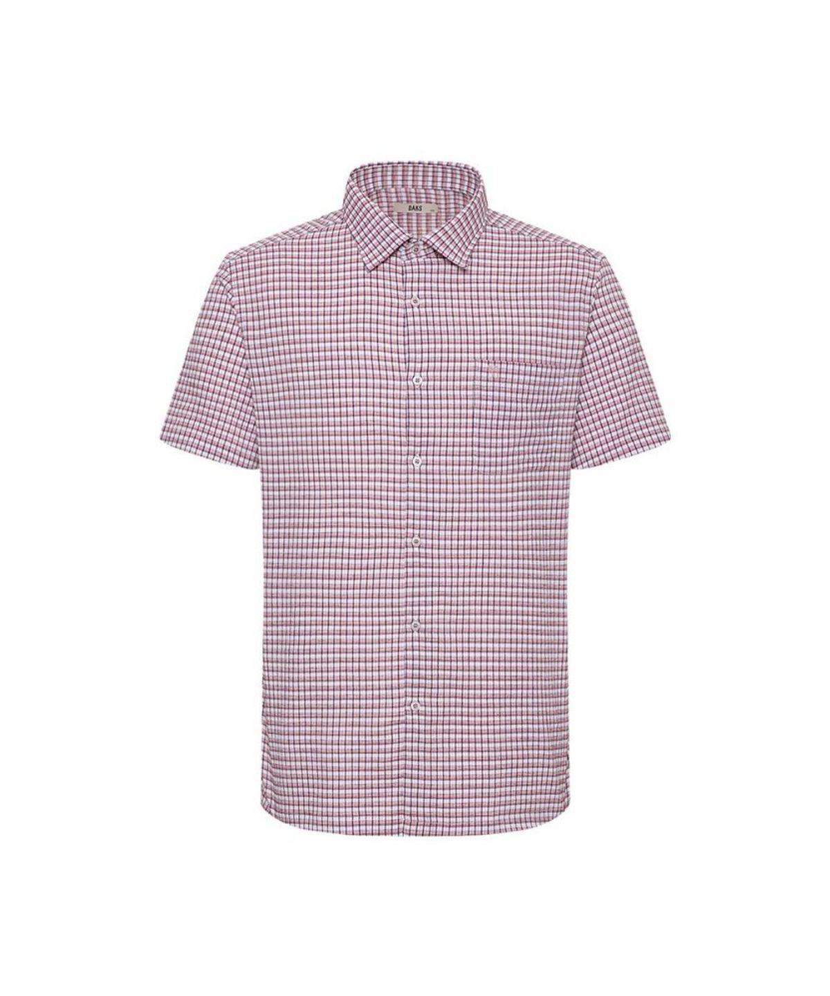닥스셔츠(DAKS SHIRTS) 이지케어 린넨혼방 스트레치 스몰체크셔츠_DMS3SHCS110R1