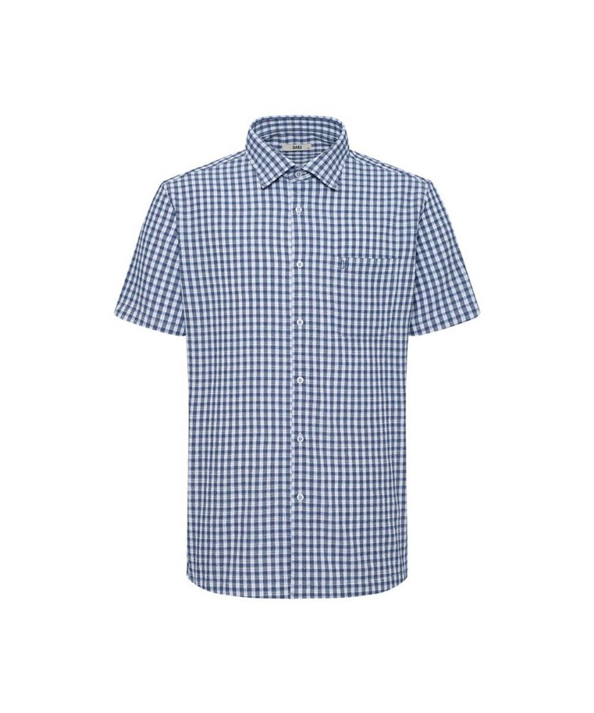 닥스셔츠(DAKS SHIRTS) 이지케어 린넨혼방 스트레치 스몰체크셔츠_DMS3SHCS111N1