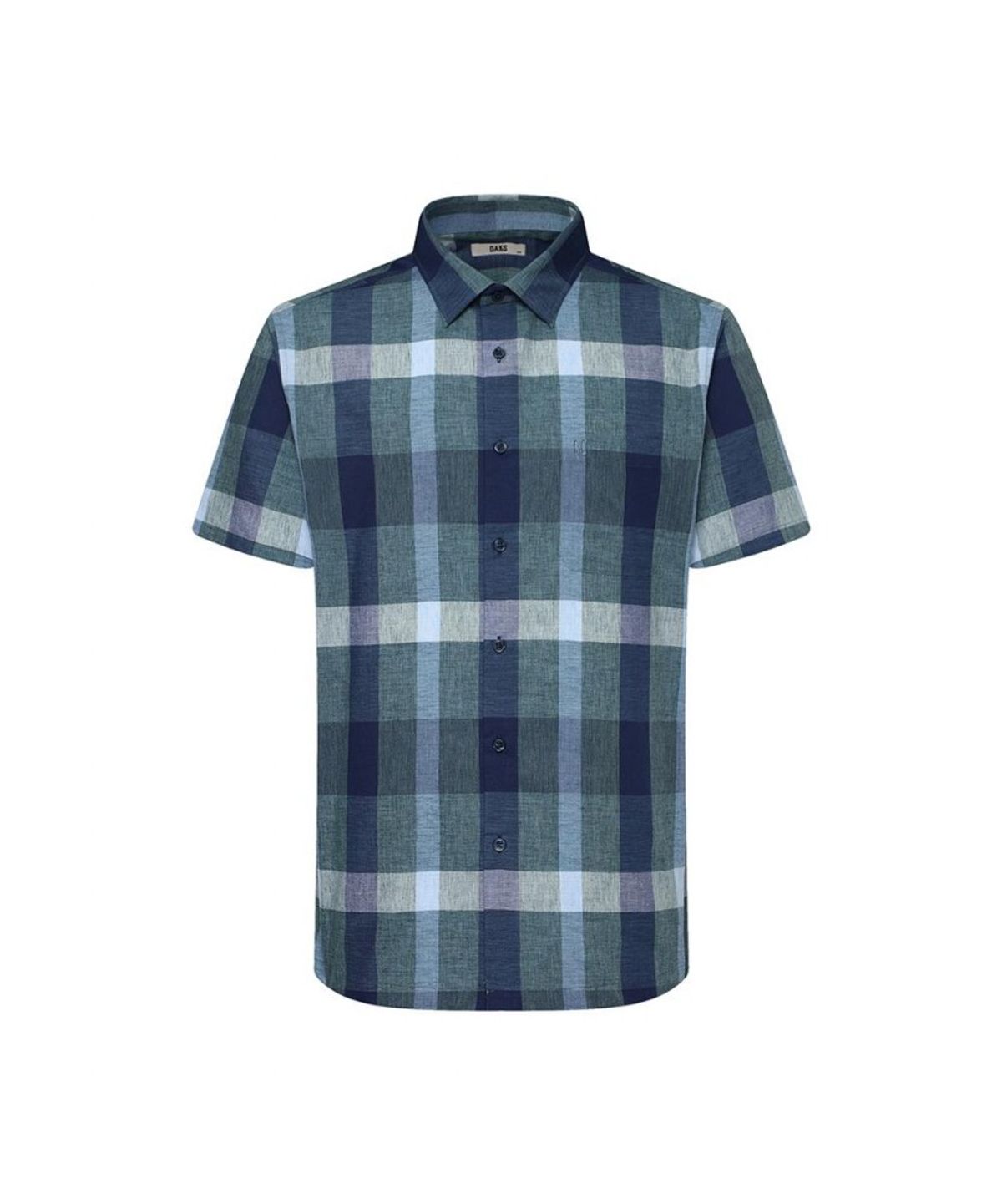 닥스셔츠(DAKS SHIRTS) 케어 린넨혼방 빅체크 캐주얼 셔츠_DMS3SHCS130E1