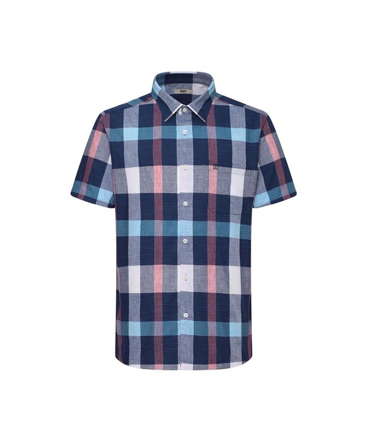 닥스셔츠(DAKS SHIRTS) 케어 린넨혼방 빅체크 캐주얼 셔츠_DMS3SHCS130N1