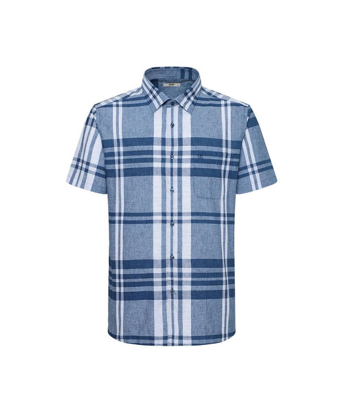 닥스셔츠(DAKS SHIRTS) 케어 린넨혼방 빅체크 캐주얼 셔츠_DMS3SHCS131N1