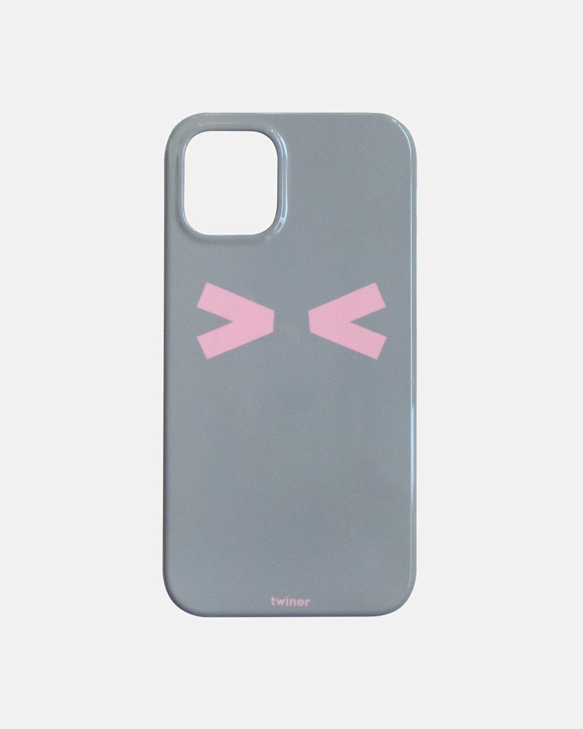 트위너(TWINER) S!GN phone case - GREY (하드/맥세이프 하드)