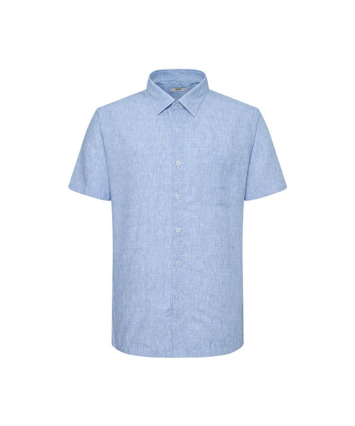 닥스셔츠(DAKS SHIRTS) 린넨혼방 패턴 캐주얼 반팔셔츠 레귤러핏_DLS2SHCS401B1