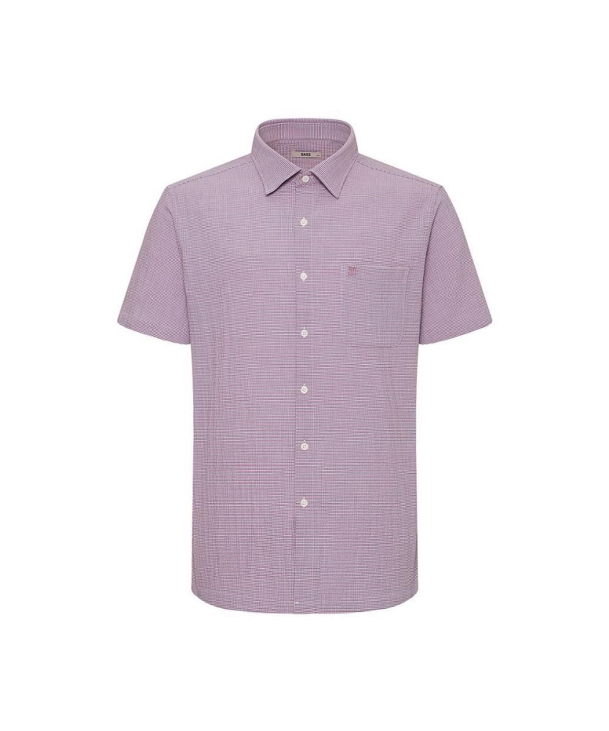 닥스셔츠(DAKS SHIRTS) 면혼방 스트레치 마이크로체크패턴 캐주얼 반팔셔츠 레귤러핏_DLS2SHCS405P1