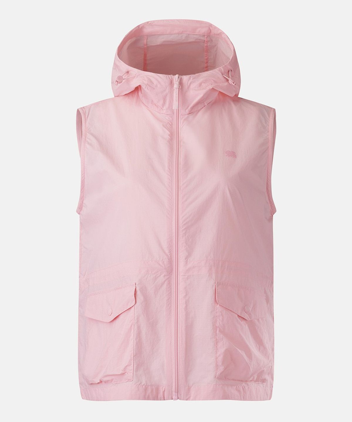 코오롱스포츠(KOLON SPORT) 여성 레귤러핏 후드 방풍 베스트 JKVAM26312CPI
