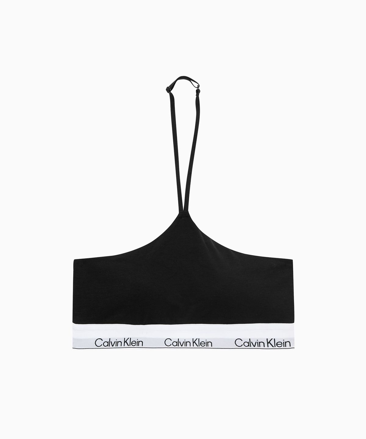 캘빈클라인 언더웨어(CALVIN KLEIN UNDERWEAR) 여성 아이콘 코튼 모달 홀터 브라렛_QF8669ADUB1