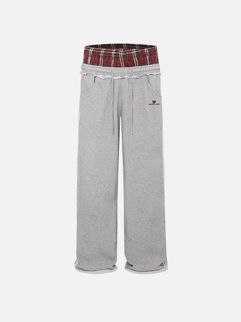 Sport-Infused Baggy Sweatpants & Sweatpants 배기 진 01243E0399-GY