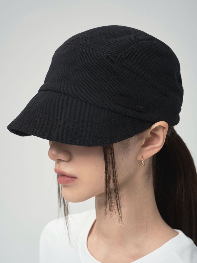 HEMINGWAY WASHED CAP_BLACK