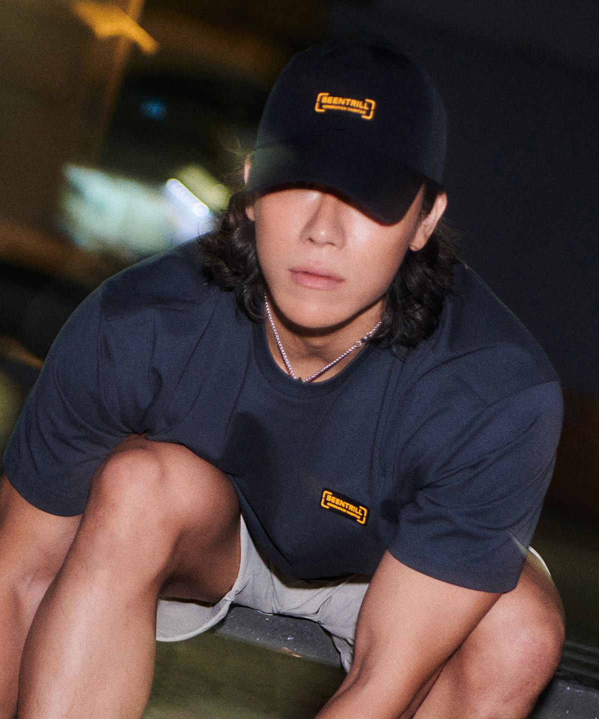 빈트릴(BEENTRILL) 택티컬 로고 볼캡(블랙)