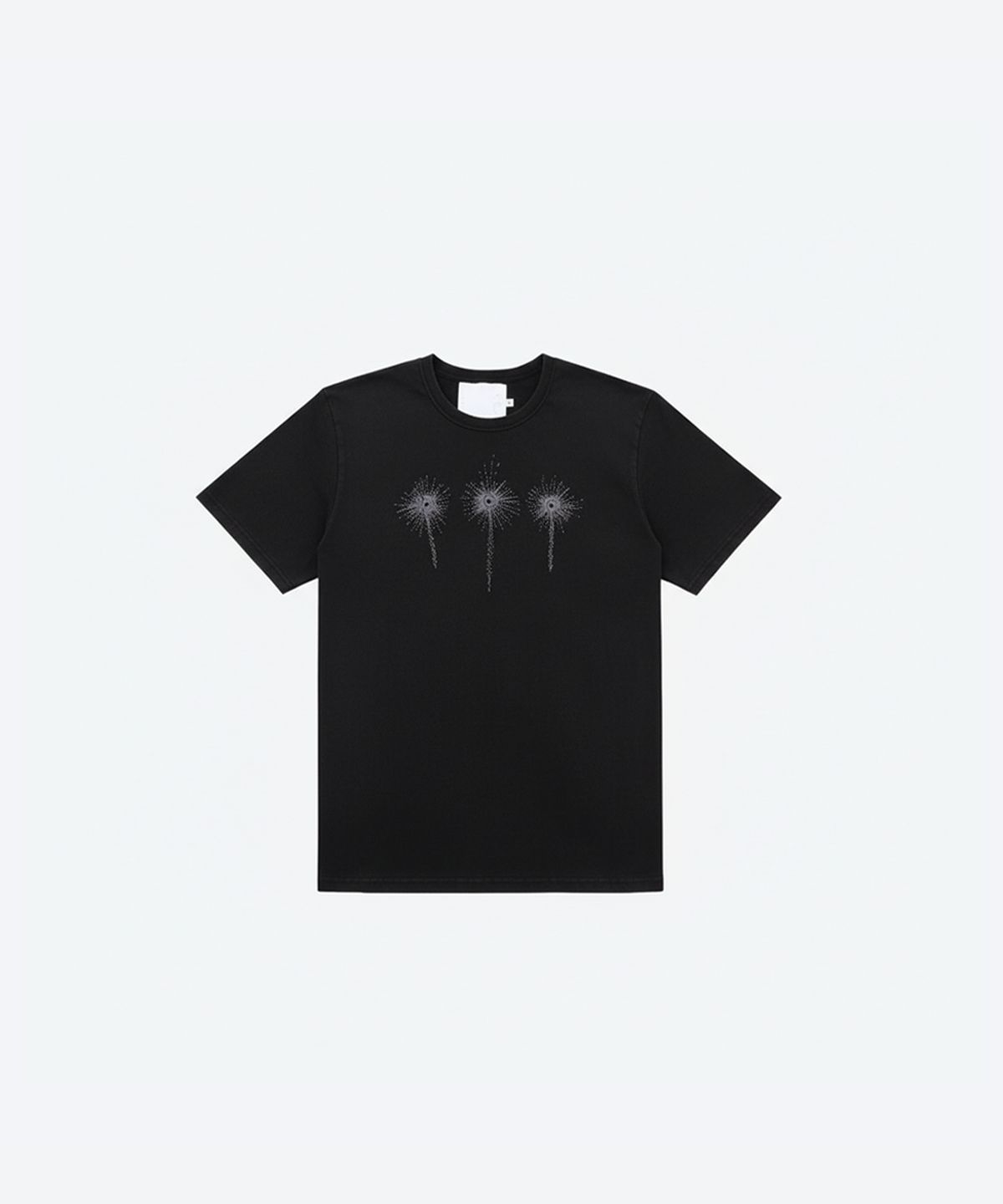 음양(EYC) Wild Flowers Embroidery T-shirt (black)