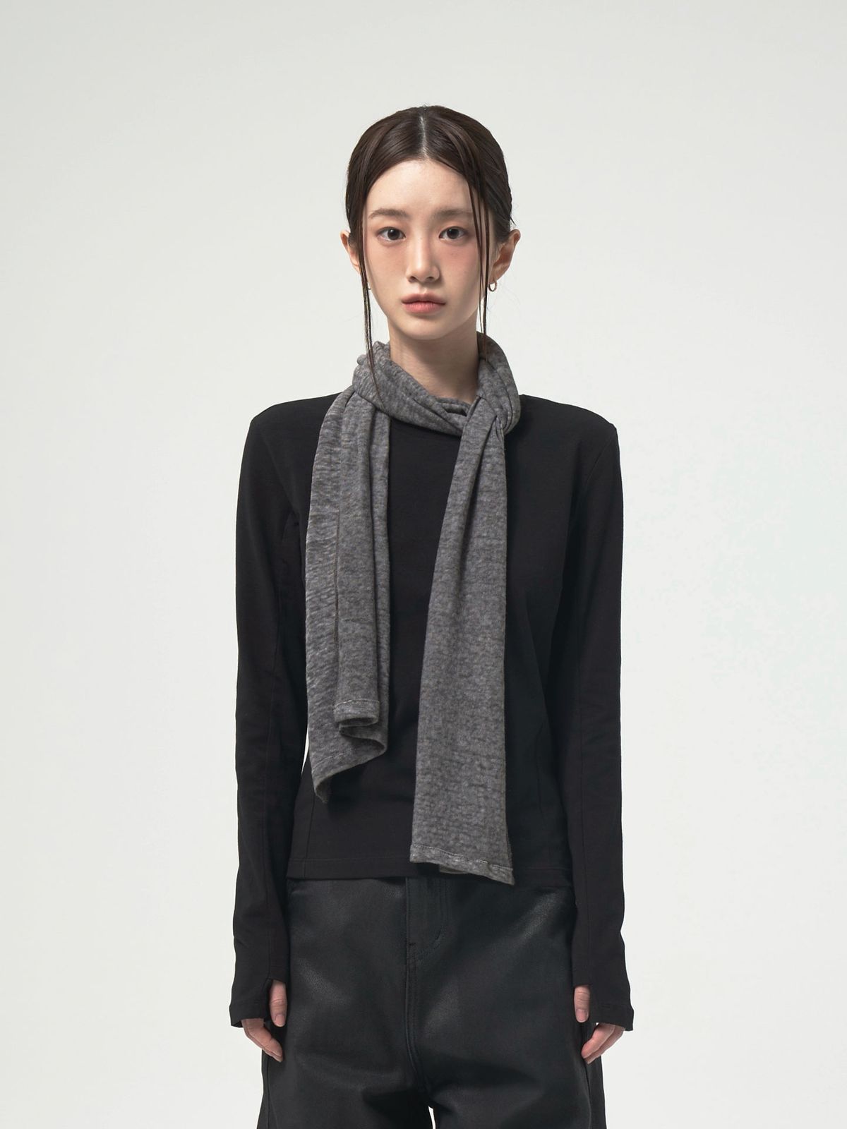 디에스엠티(DSMT) (W) CORE WARMER LONG SLEEVE_BLACK