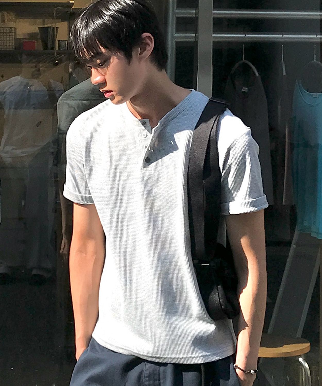 에센셜 후디드 라이트 패딩 자켓 (8color) source detail 50