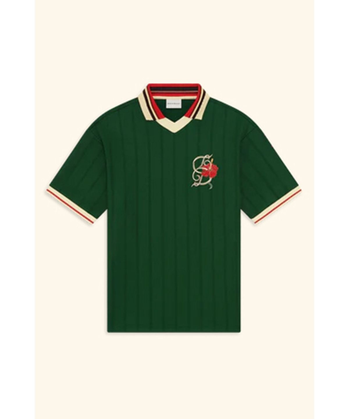 드롤드무슈(DROLE DE MONSIEUR) D 히비스커스 패치 폴로 Polo D Hibiscus D0TPM26206GRD