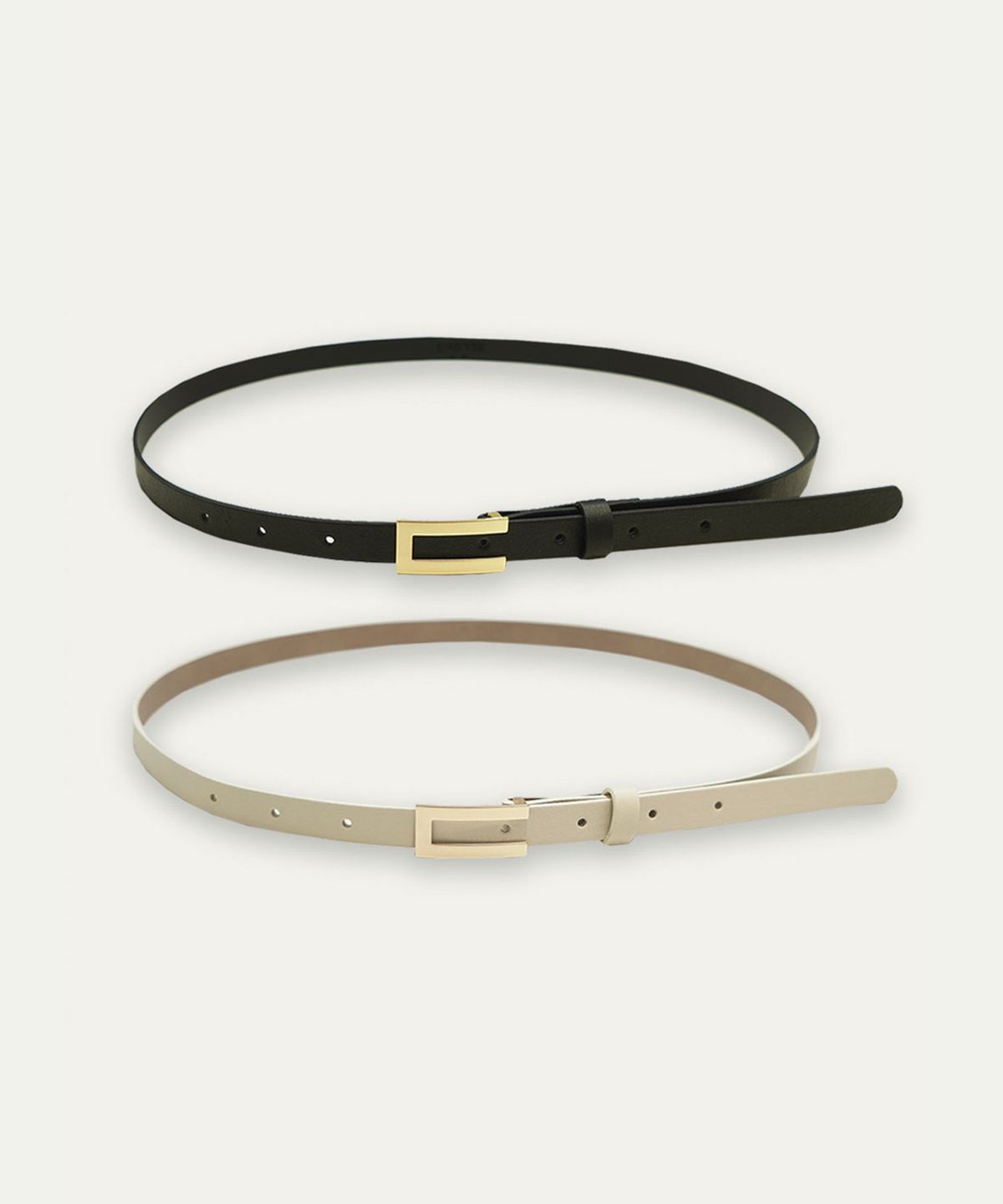 로트르드민(LAUTREDE MIN) Square Buckle Belt