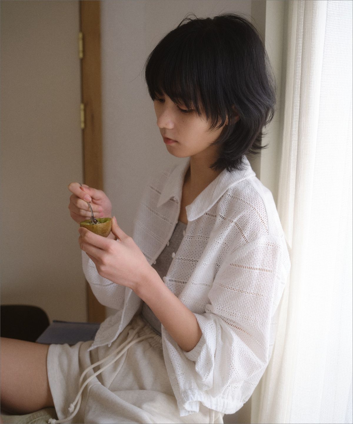 망고매니플리즈(MANGO MANY PLEASE) ROY SUMMER JACKET_PURE IVORY