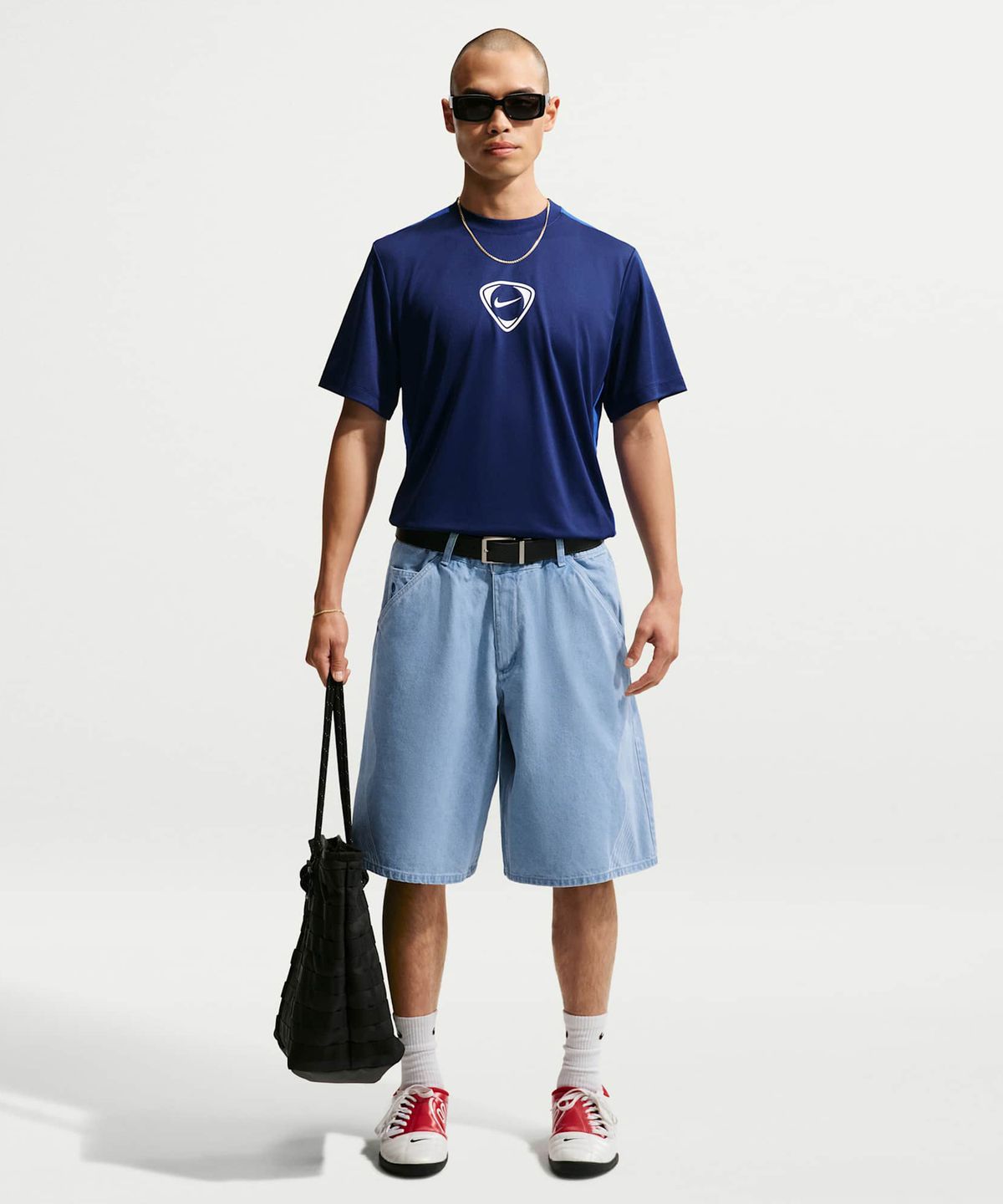 나이키(NIKE) 스포츠웨어 데님 쇼츠 M - 애션 슬레이트/ IR6783-493
