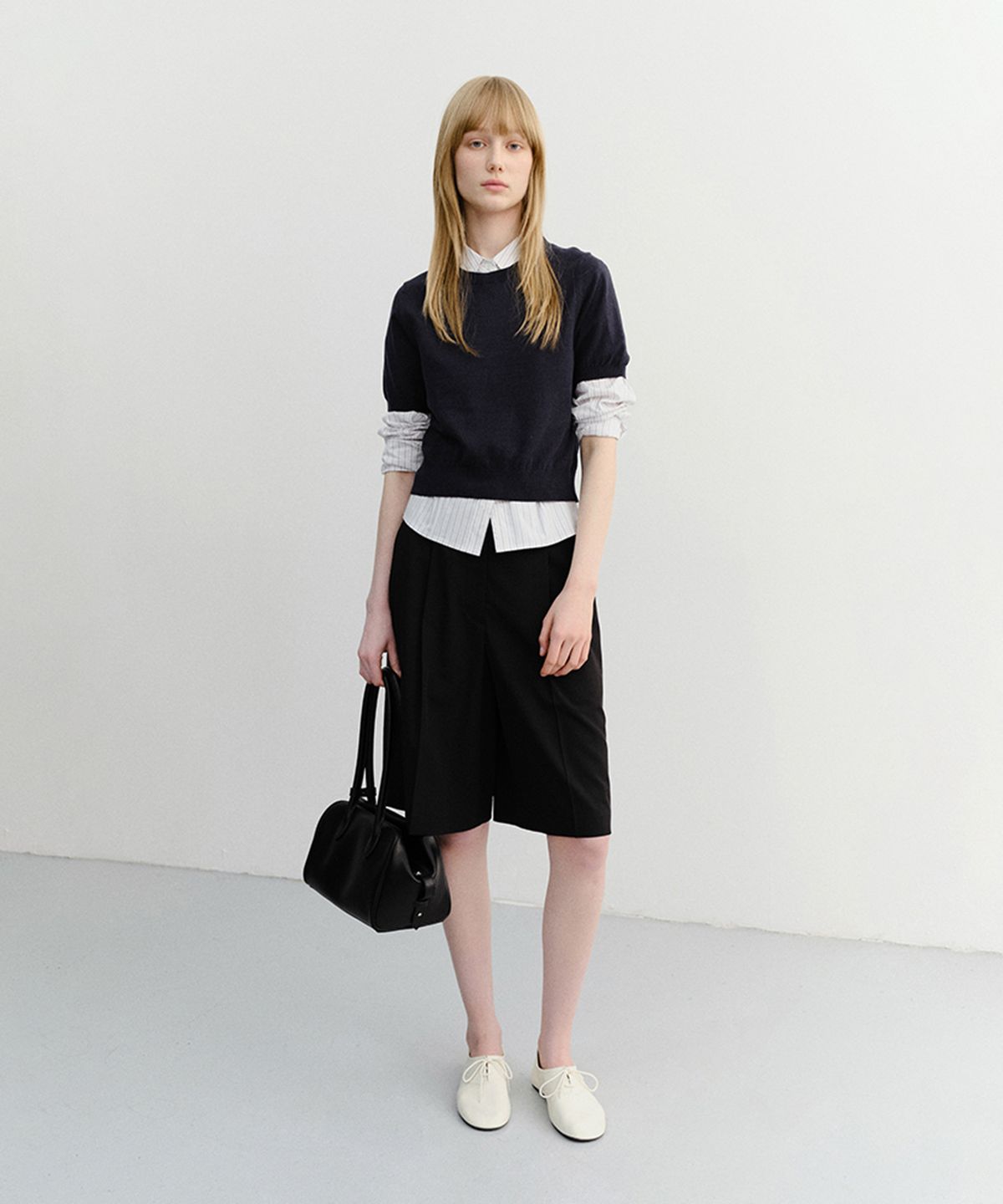 던스트(DUNST) BERMUDA SHORTS_UDPA6B235_BLACK