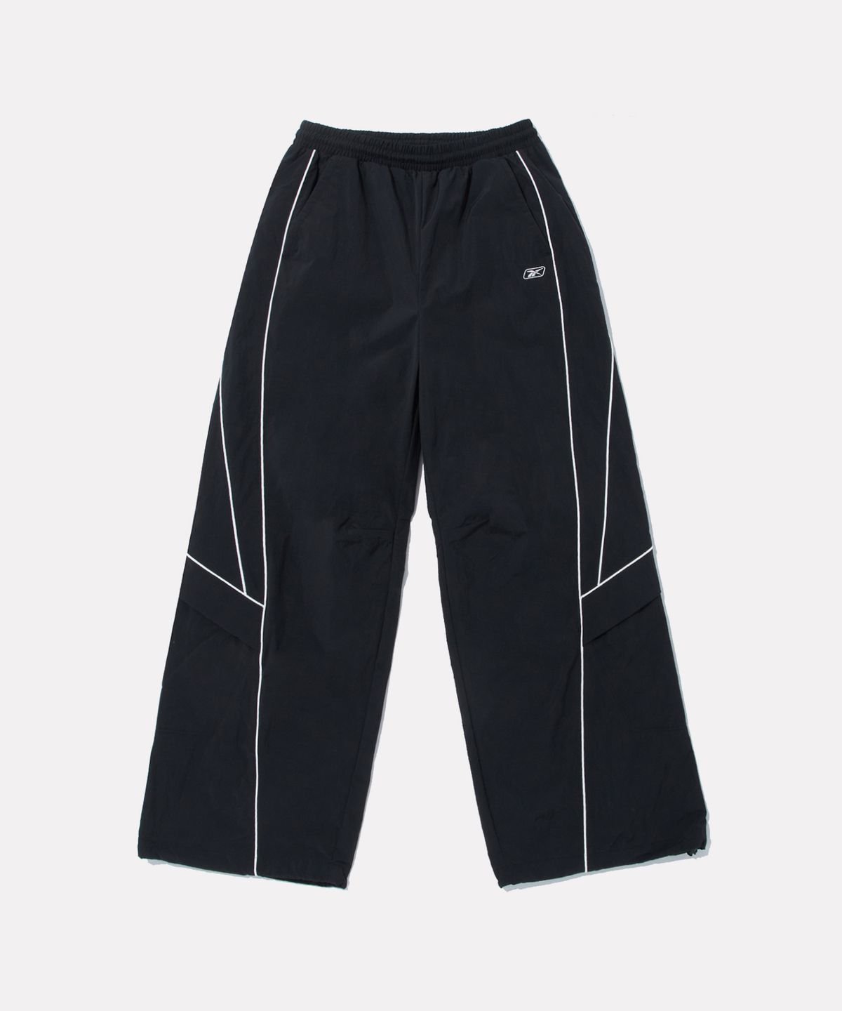 리복(REEBOK) 올커버 우븐 와이드 팬츠 (W) - 블랙