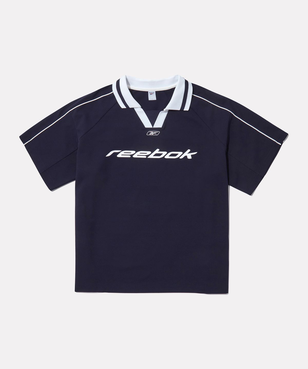 리복(REEBOK) 스포츠 피케 카라 반팔티 - 네이비
