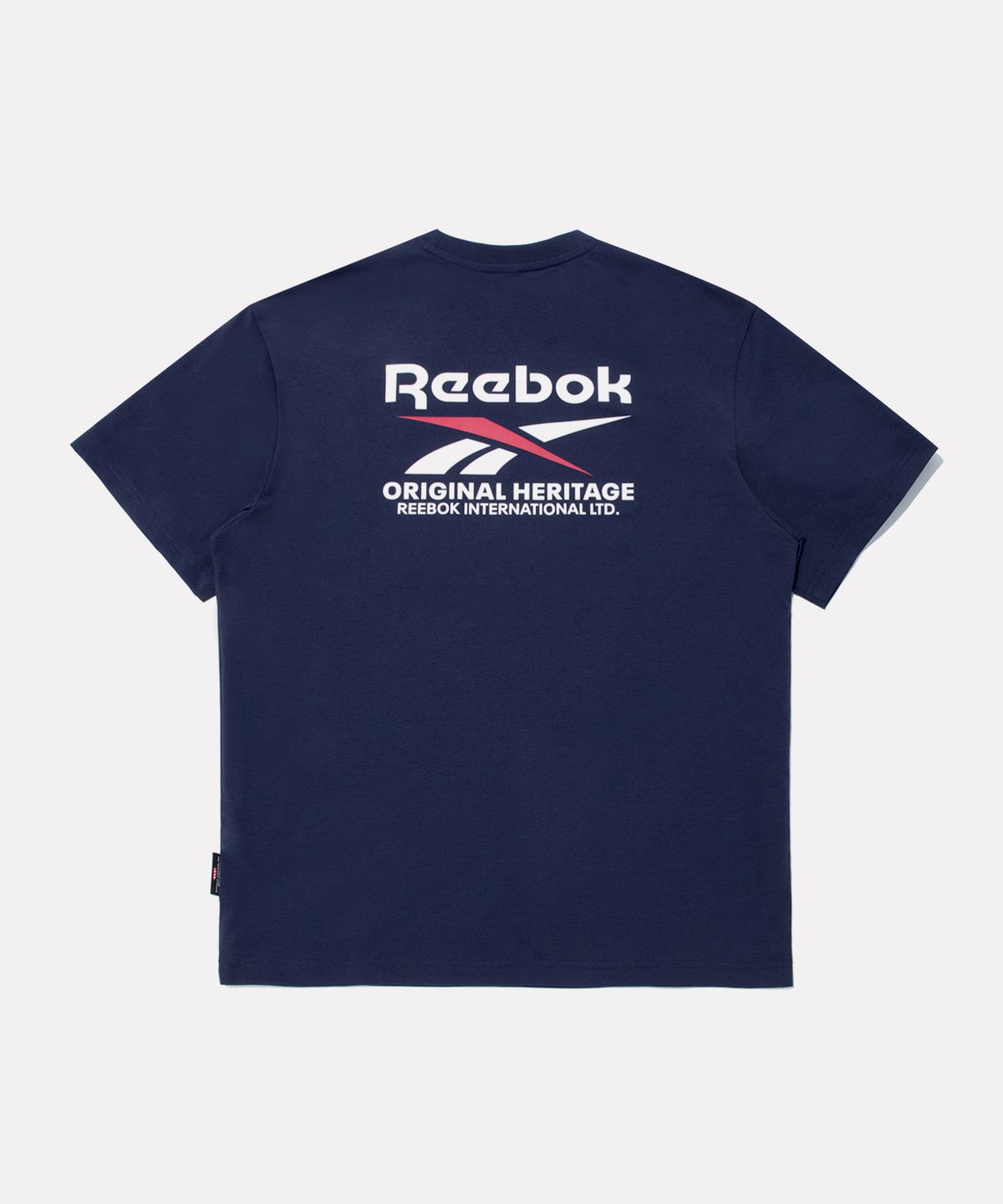 리복(REEBOK) 빅벡터 슬로건 프레쉬 반팔티 - 네이비