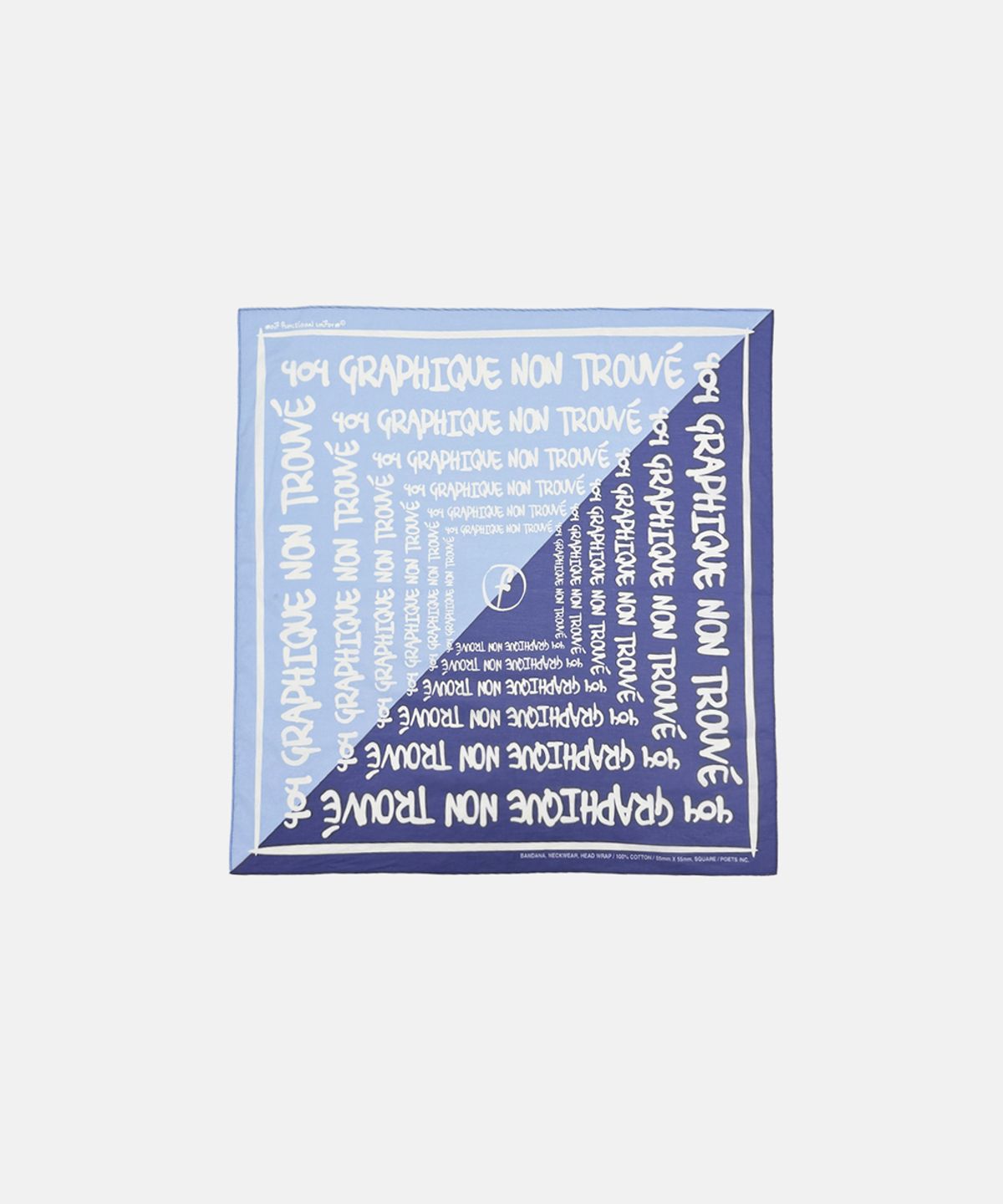 모이프(MOIF) [SS26] 404 GNF BANDANA / BLUE