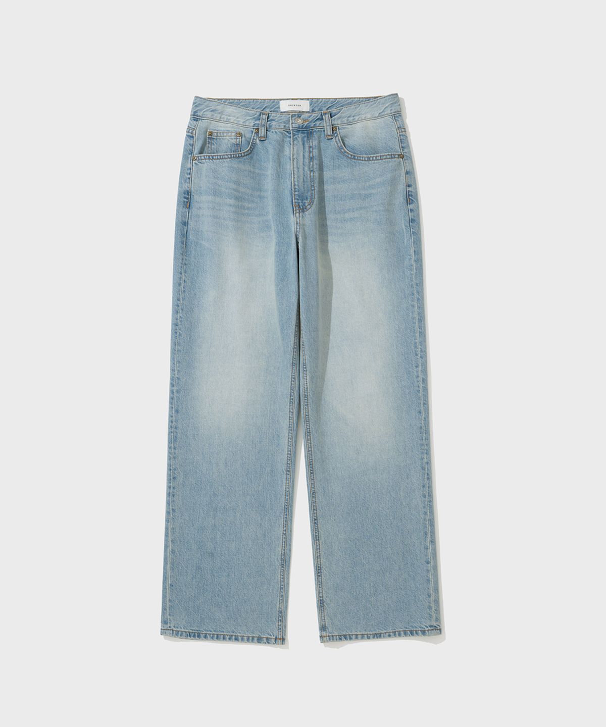 셔터(SHIRTER) SECOND EDITION DENIM PANTS (BLEACHED BLUE)